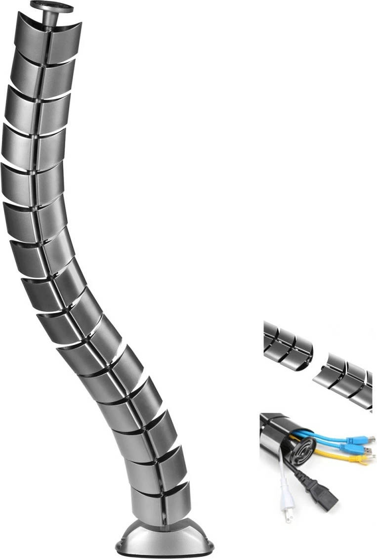 Organizues kabllosh Maclean MC-768S, 80cm, Argjend