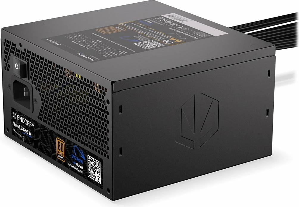 Furnizues energjie Endorfy Vero L6 550W ATX 3.1 80 Plus Bronze jo-modular, i zi