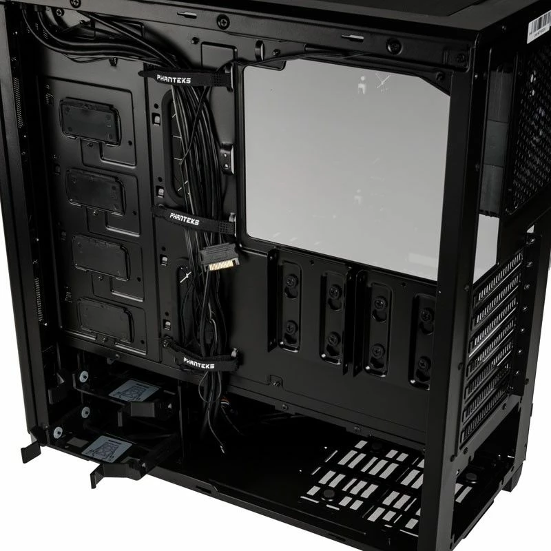 Kasë Phanteks Eclipse P400A DRGB Midi Tower ATX/E-ATX, 3x120mm RGB, xham i temperuar, e zezë