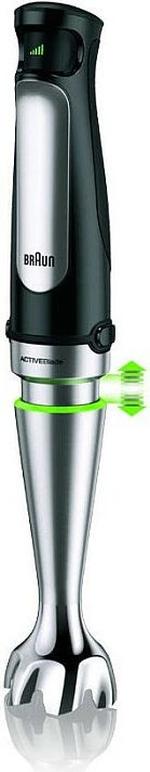 Blender dore Braun MQ7035X, 1000W, gotë 0.6L, grirës 0.5L, rrahëse, zezë/çelik satin