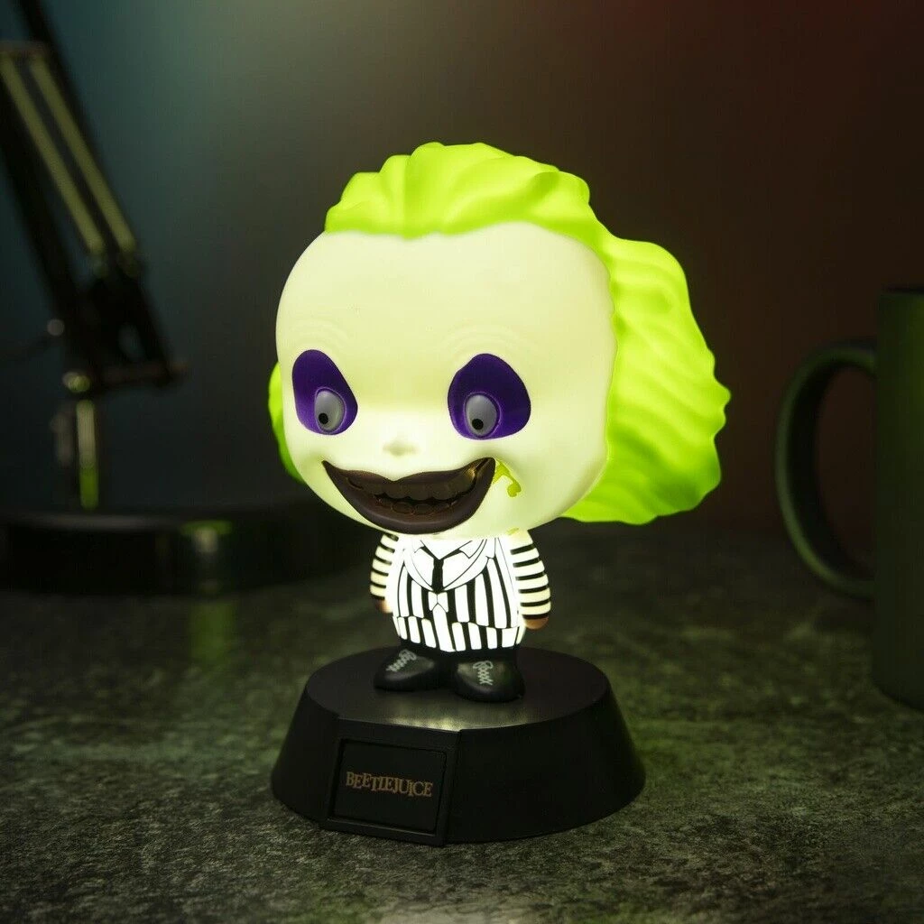 Llambë tavoline Paladone Beetlejuice Icon Desk Lamp V2, 10 cm, me bateri 2xAAA