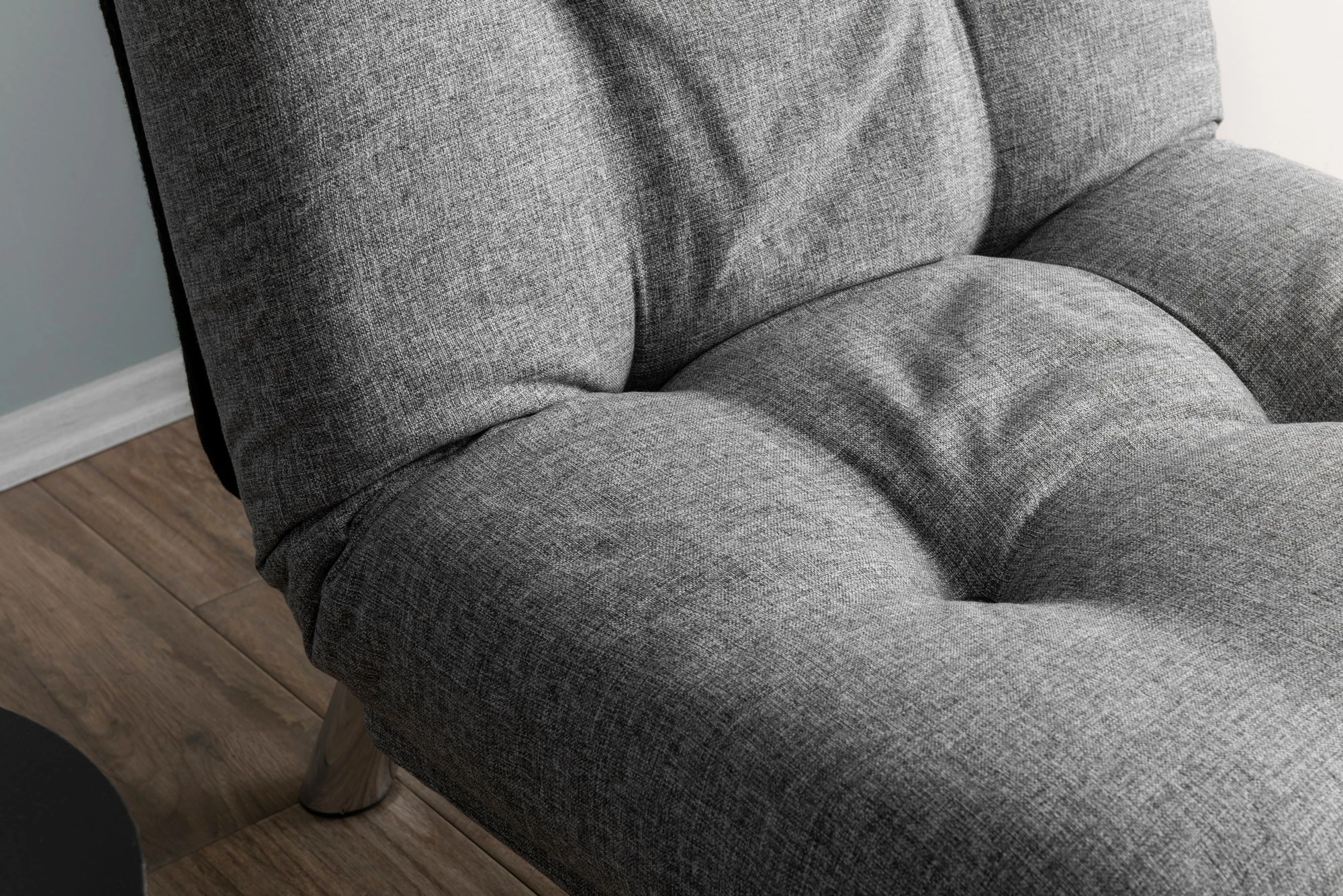 Krevat-karrige një vendësh Atelier del Sofa, Misa Small Solo, gri e çelët