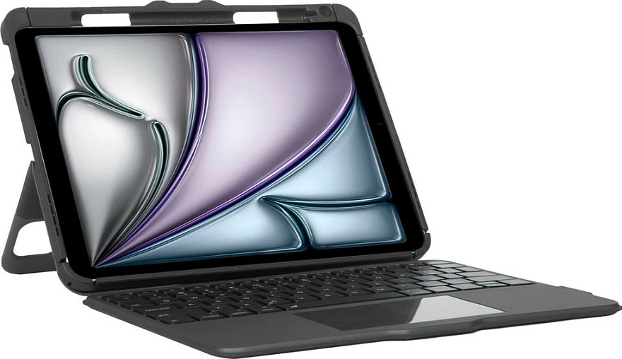 Mbështjellës me tastierë Bluetooth Targus për iPad Air 11 inç, i zi