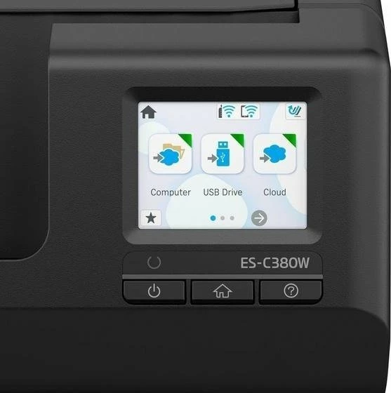 Skaner Epson ES-C380W (B11B269401) 600 dpi, duplex, me feeder, Wi‑Fi, i zi