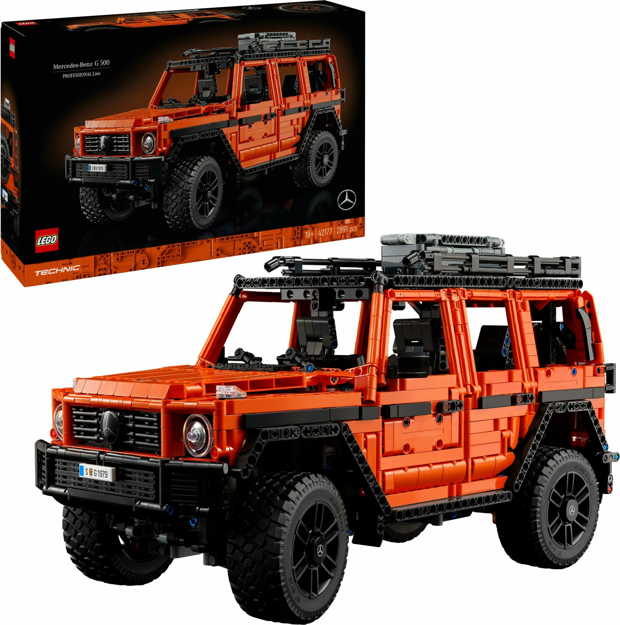 Set ndërtimi LEGO Mercedes-Benz G 500, 2891 pjesë, shumëngjyrëshe
