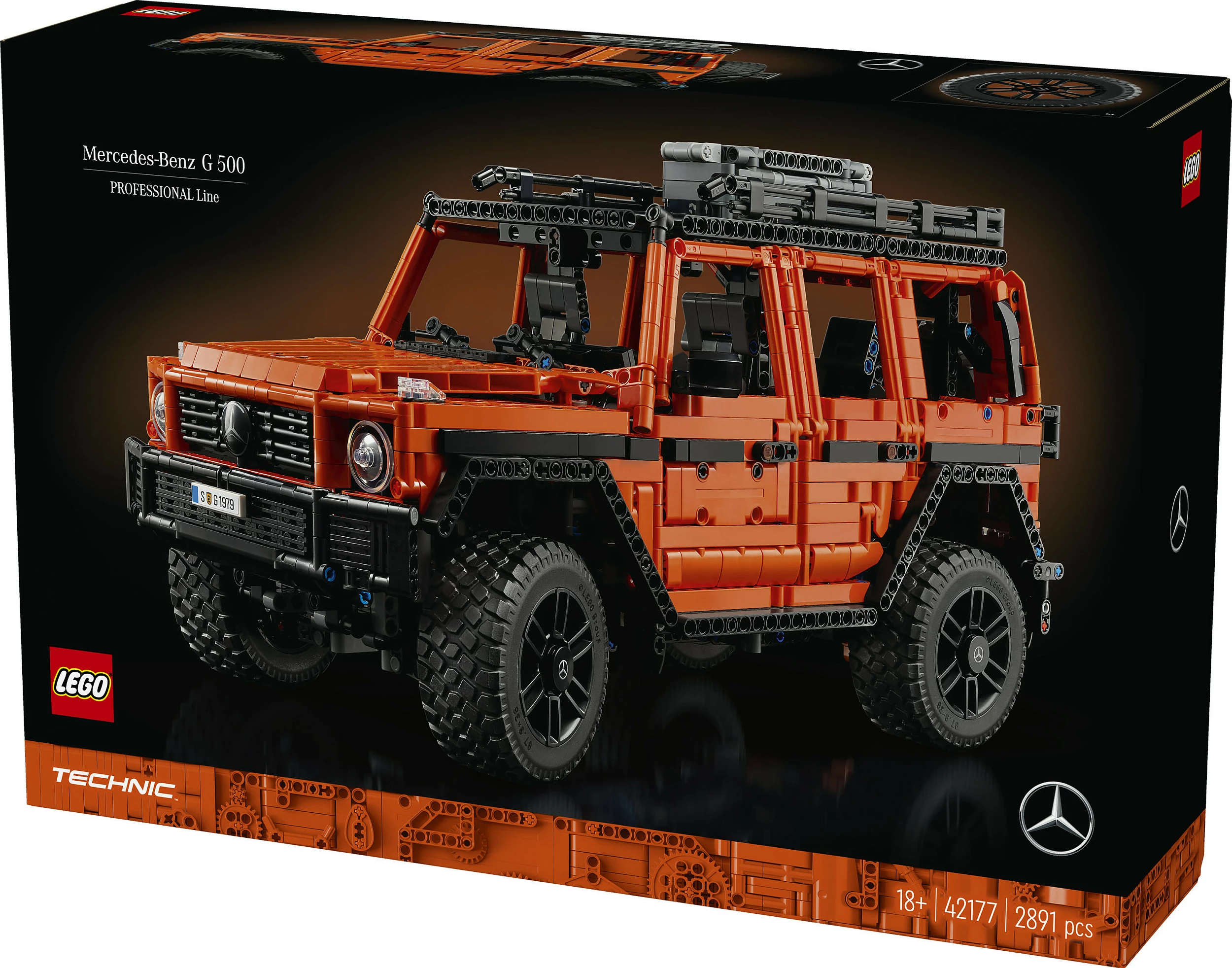 Set ndërtimi LEGO Mercedes-Benz G 500, 2891 pjesë, shumëngjyrëshe
