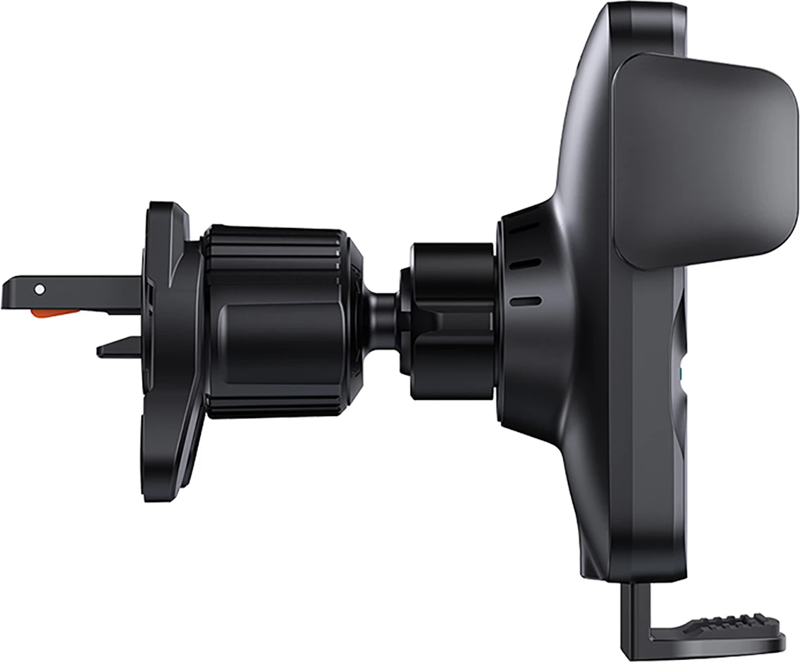 Mbajtës automatik Baseus Wisdom CGZX000001 me karikues wireless 15W, për grilë, i zi