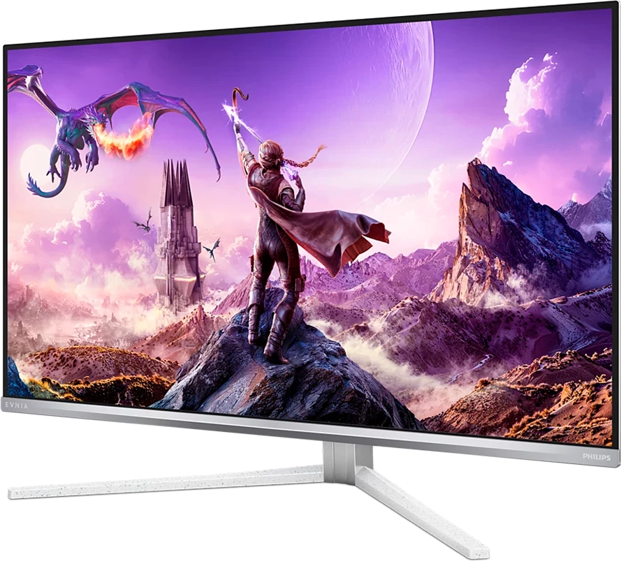Monitor gaming Philips Evnia 8000 32M2N8900 32\" 4K UHD QD-OLED 240Hz 0.03ms, i bardhë