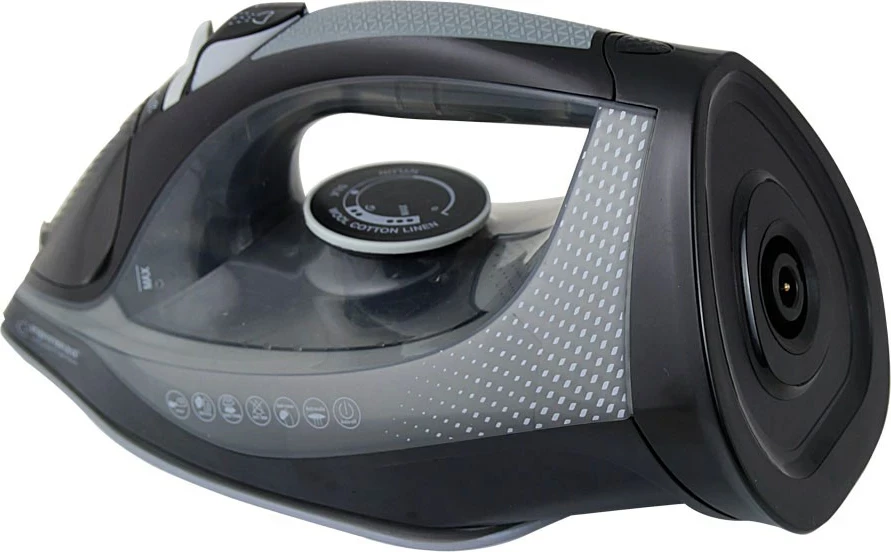 Hekur Esperanza EHI011 me avull, pllakë qeramike, 2600 W, Gri e Zi