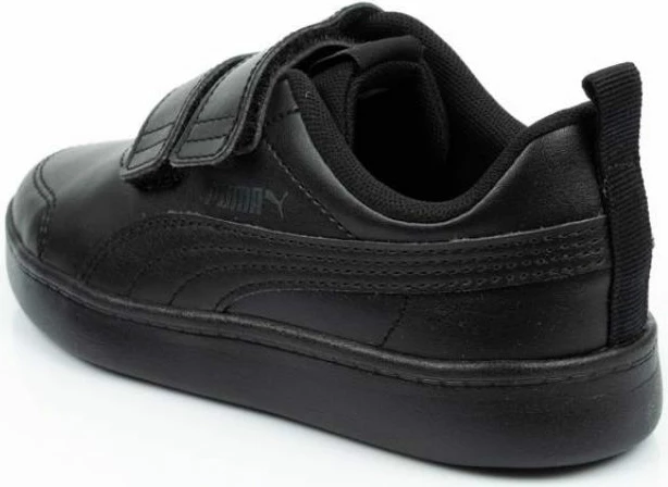 Atlete për fëmijë Puma Courtflex, me taka të zi [Madhësia: 20]