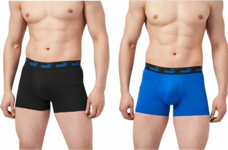 Të brendshme boxer Puma për meshkuj, blu