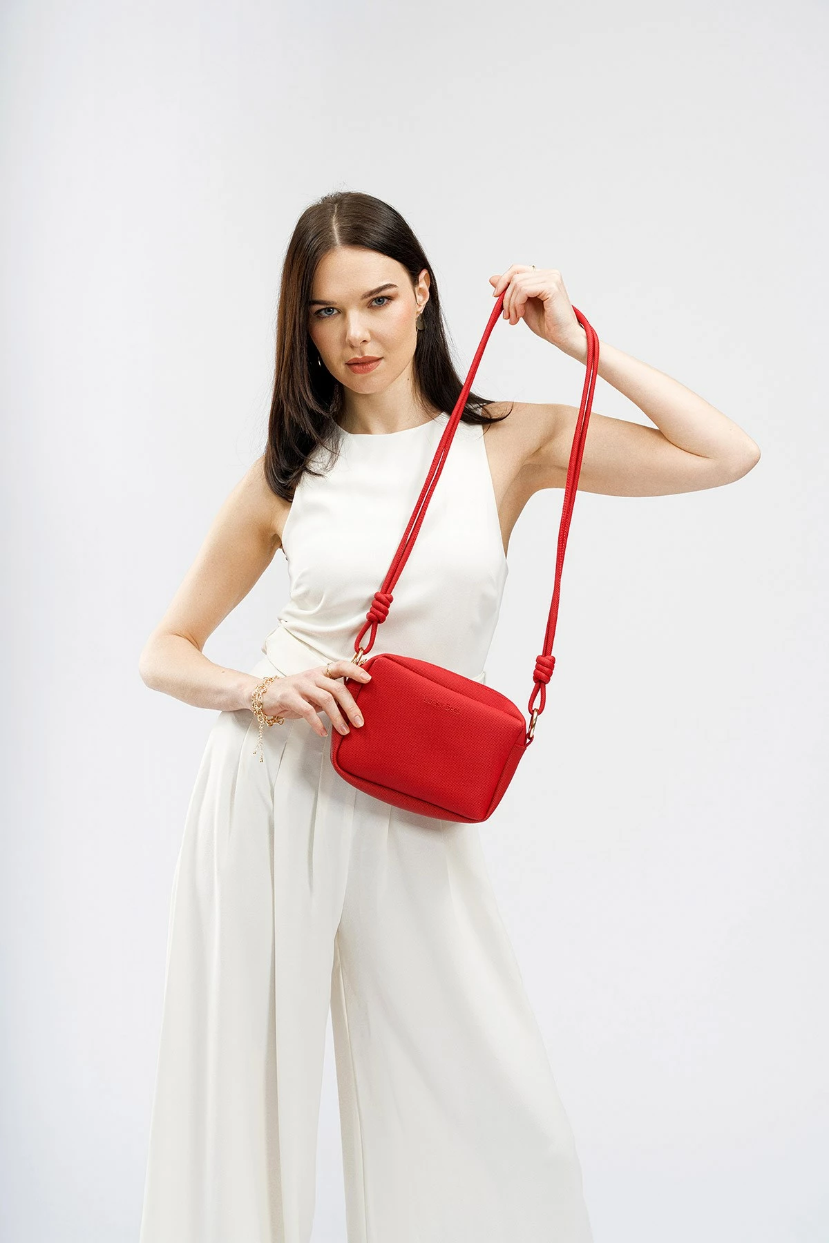 Çantë crossbody Lucky Bees, e kuqe, 1269 v2