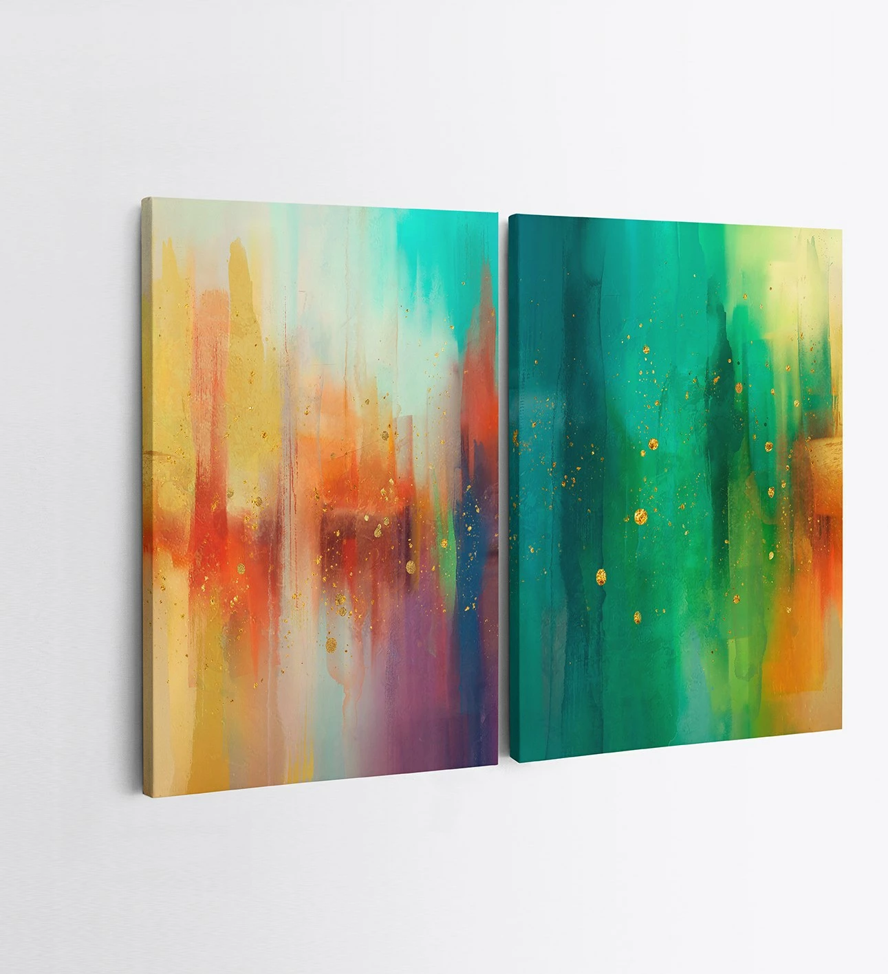 Pikturë dekorative në kanavacë (2 copë), Wallity, 2KNV4232, 50x70cm