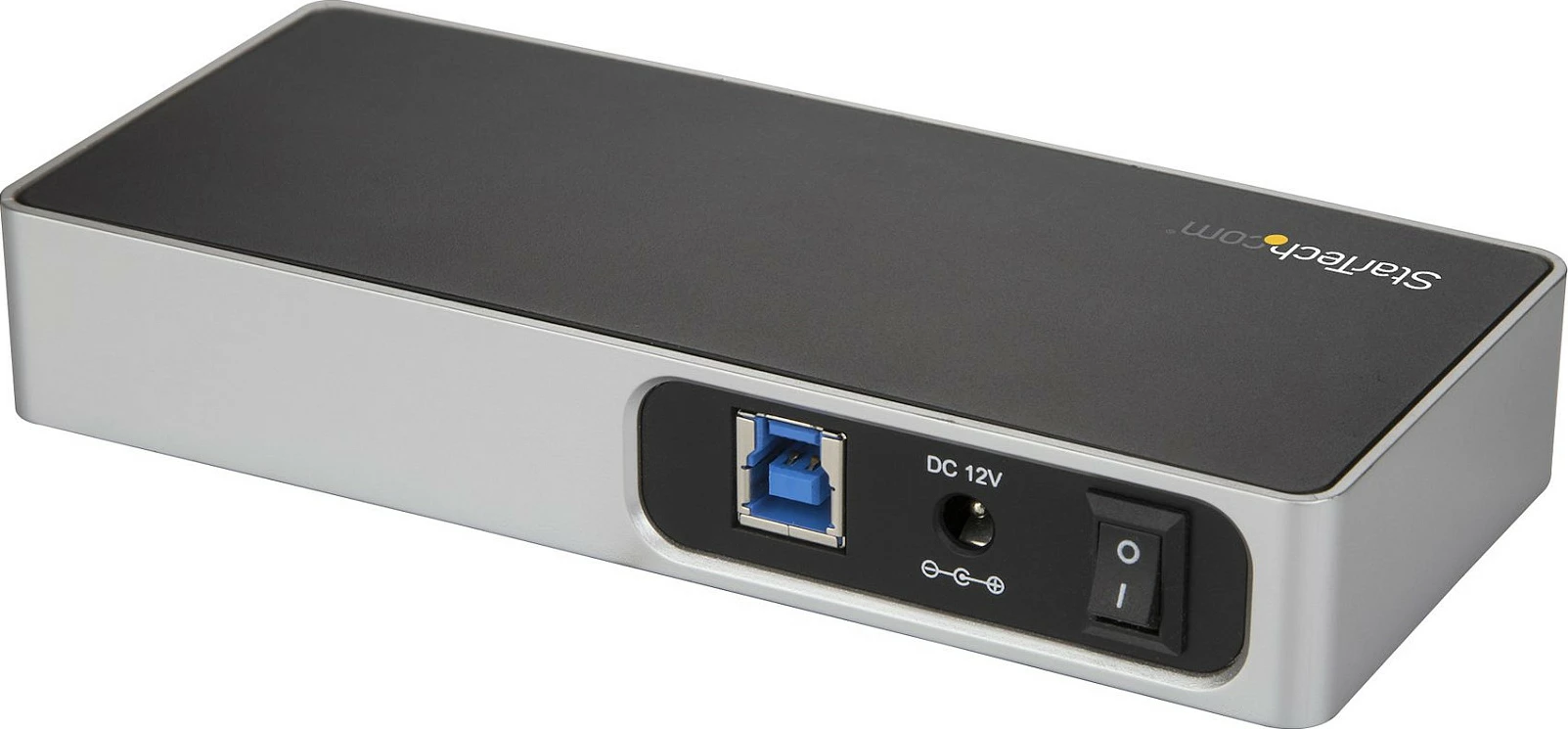 Hub USB-C StarTech HB30C5A2CSC, 7 porta (5x USB-A + 2x USB-C), USB 3.2 Gen 1 5Gbps, me adapter rryme, i zi/argjend