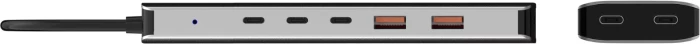 Docking station USB-C Sandberg 136-79, 5xUSB-C + 2xUSB-A, 10Gb/s, Power Delivery 100W, gri