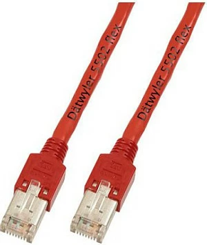 Kabllo Ethernet EFB Elektronik Dtwyler 5502 TM11, Cat5e, RJ45, 5m, e kuqe