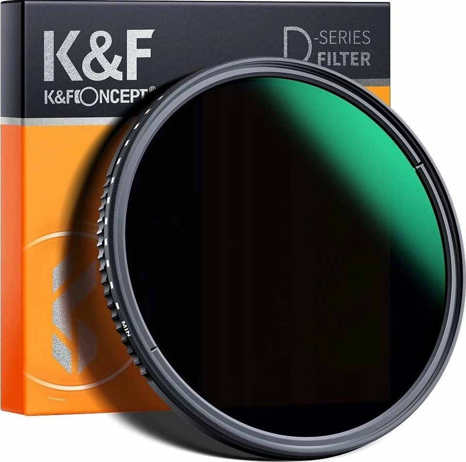 Filtër ND i rregullueshëm K&F Concept KF01.1838, 82mm, ND3-ND1000, gri, me kuti