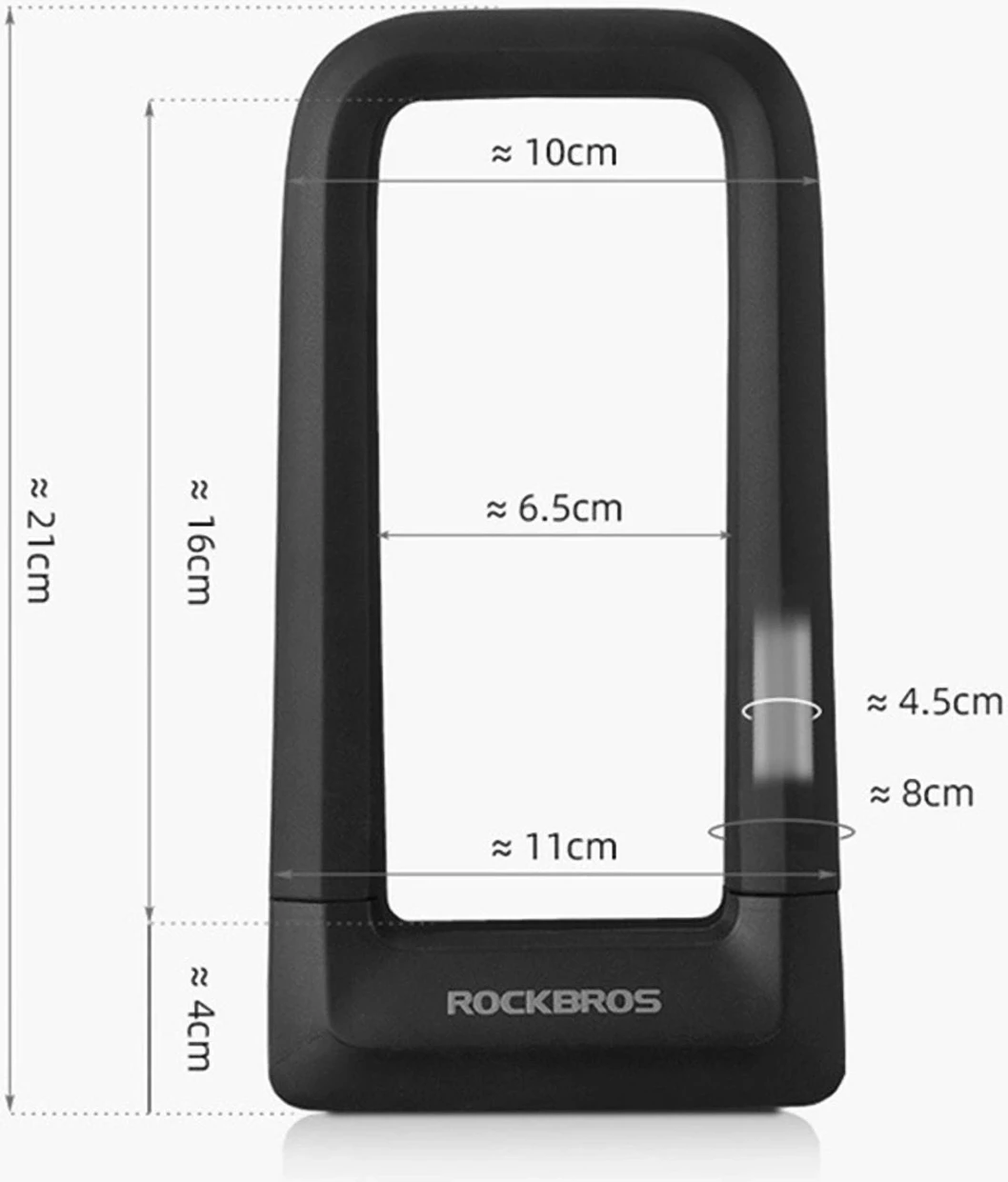 Dry biçiklete Rockbros RKS626, metal/plastik, i zi, me 3 çelësa