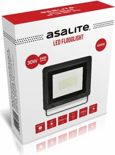 Reflektor LED ASALITE ASAL0113 30W 4500K 2400lm IP65, i zi