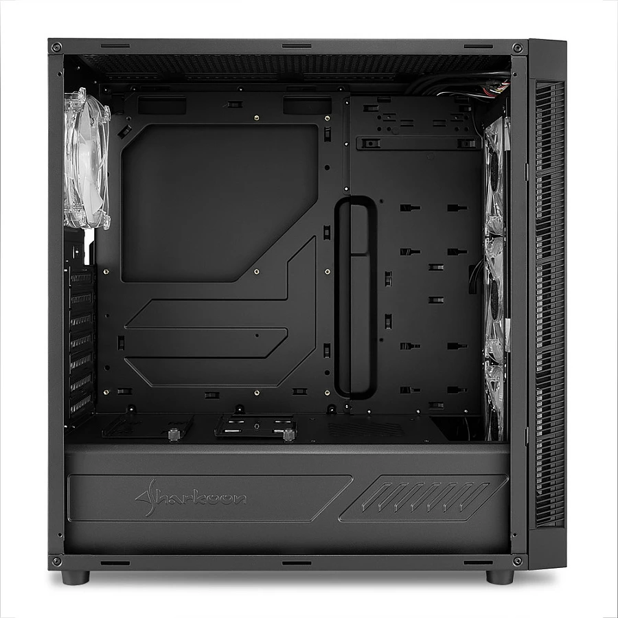 Kasë Sharkoon TG5 Pro RGB, Midi Tower, ATX, micro ATX, Mini-ITX, E zezë