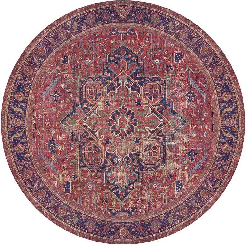 Qilim rrumbullak, 150 cm, Conceptum Hypnose, Blues Chenille - Claret Red AL 162