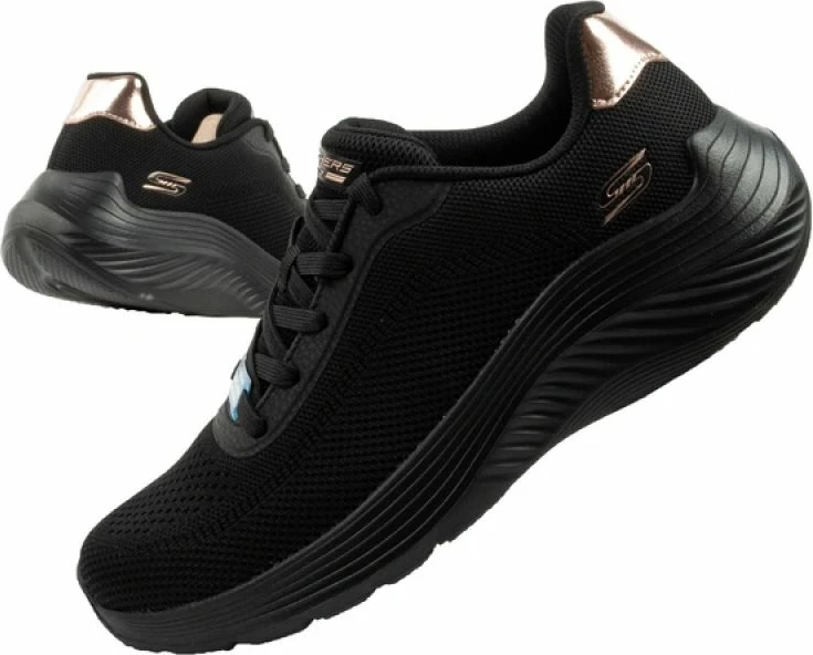 Atlete femra Skechers Bobs Squad Waves, të zeza
