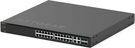 Switch NETGEAR M4350-24M4X4V, 28x RJ-45, 4x SFP28, L3 Managed, PoE++, 10G, 1U Rack, i zi