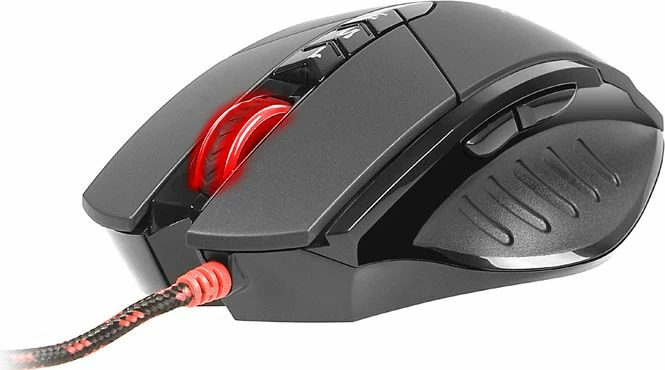 Maus gaming A4Tech Bloody V7m, 3200 DPI, 1000 Hz, USB me kabllo 1.8 m, i zi