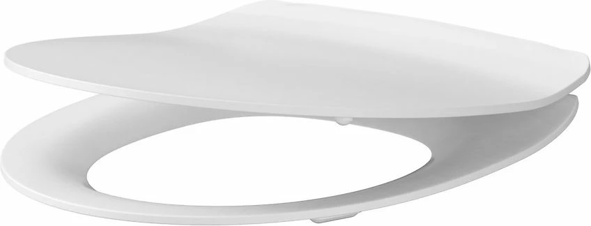 Ulëse tualeti Cersanit Delfi Slim K98-0138, duroplast, soft-close, antibakteriale, me çlirim të shpejtë, e bardhë
