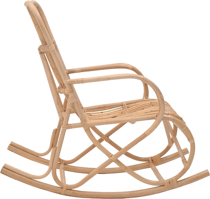 Karrige lëkundëse Cormeny ngjyrë natyrale rattan 108x71x103cm