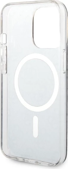 Set mbështjellës Guess GUBPP13LH4EACSK me karikues wireless për iPhone 13 Pro, MagSafe, zi