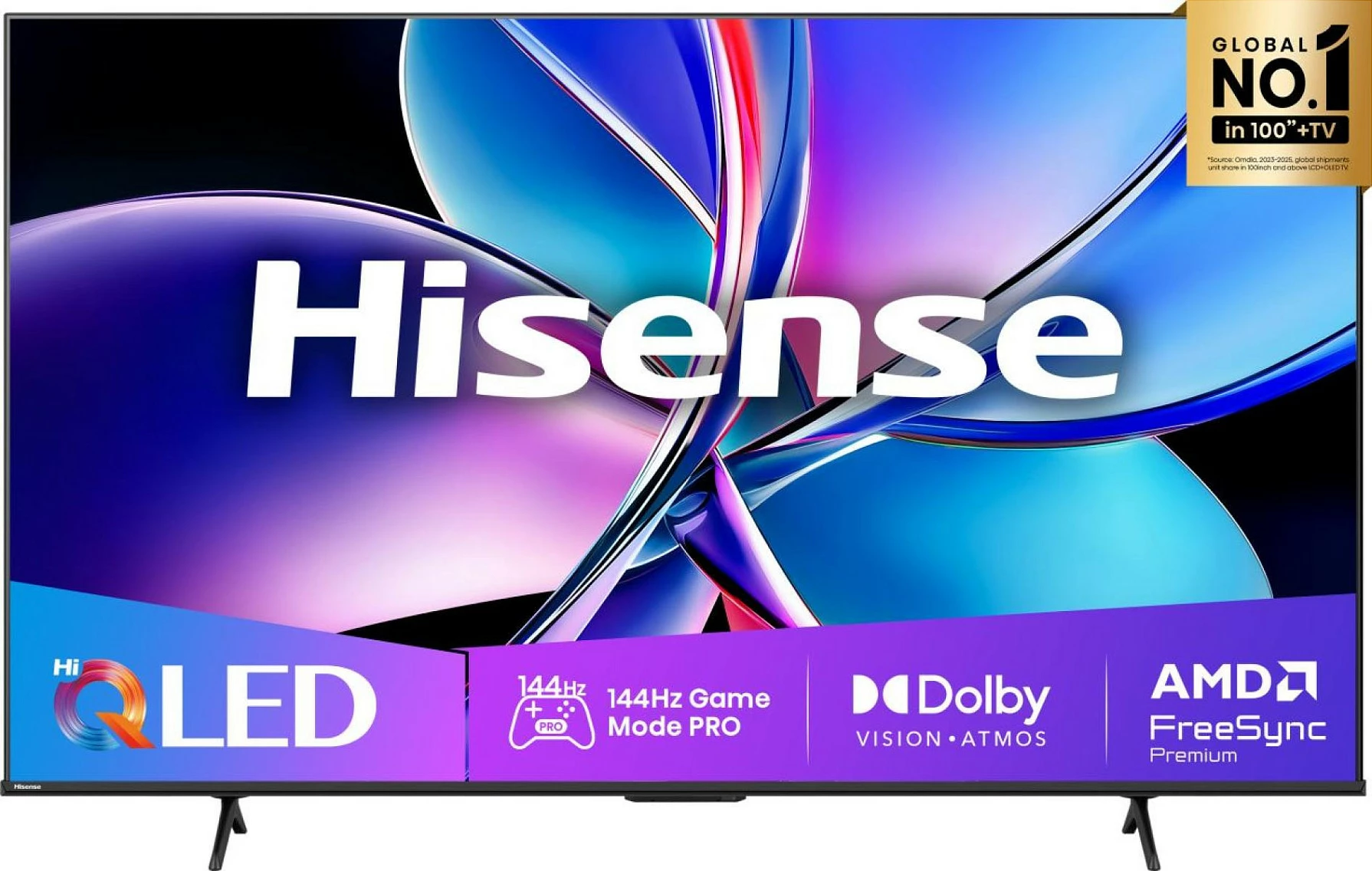 Televizor Smart TV Hisense 85E77Q PRO, 85", QLED 4K, 144Hz, Wi-Fi, i zi