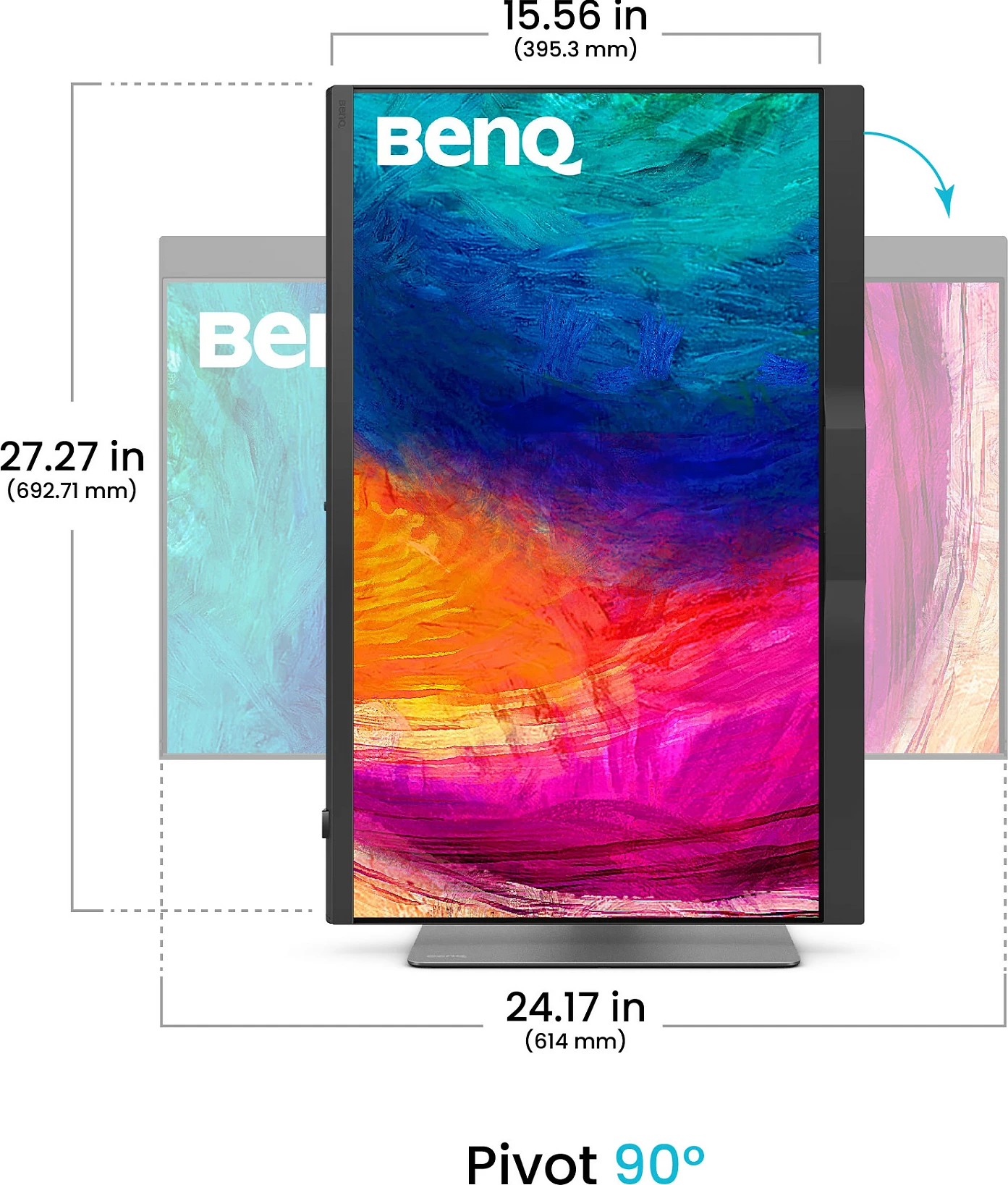 Monitor BenQ PD2770U 27" 4K UHD, USB-C, KVM, i zi
