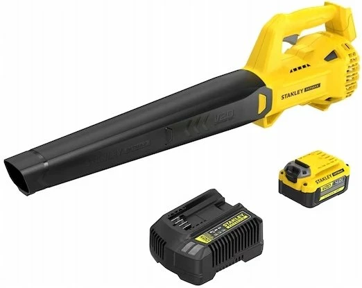 Fryrës gjethe Stanley FATMAX V20 SFMCBL714M1, 145 km/h, 5.7 m³/min, 1x4.0Ah, verdhë/zi