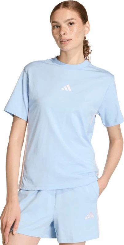 Maicë femra adidas Essentials 3-Stripes KB7119, e kaltër e çelët