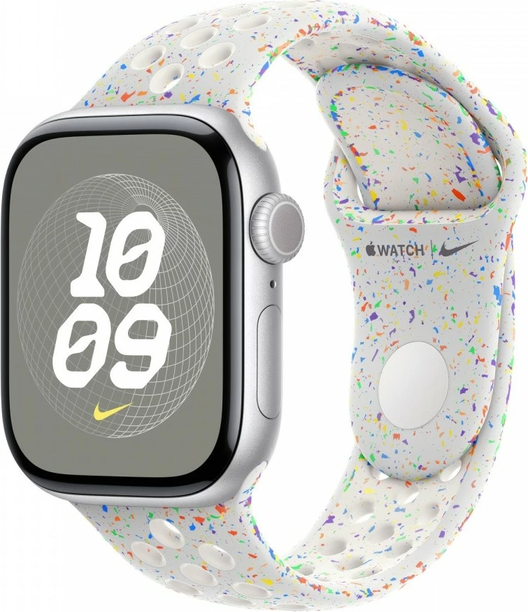 Rrip sportiv Nike për Apple Watch, 42 mm, M/L, Pure Platinum