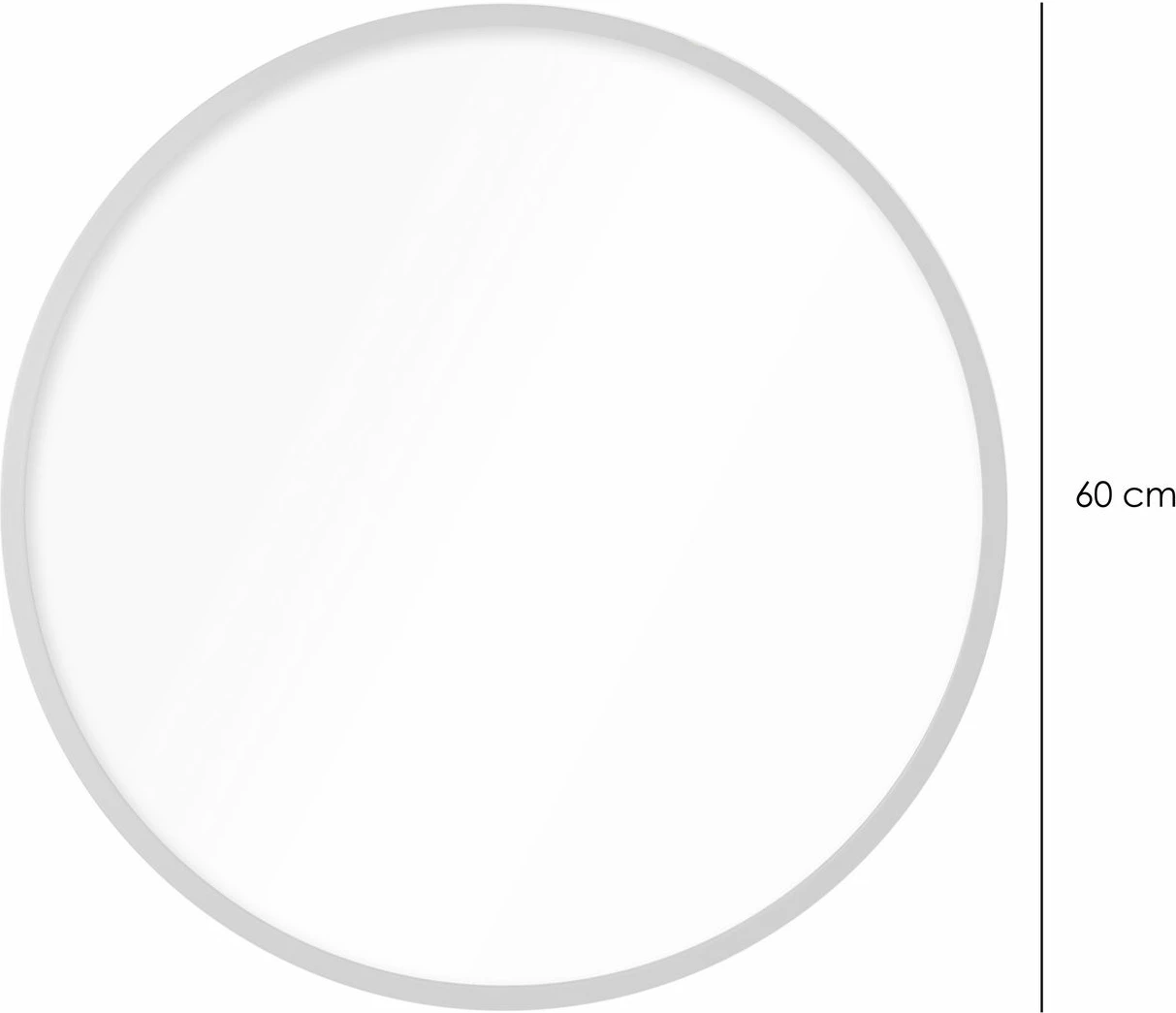 Pasqyrë dekorative Skye Decor, Ocean 60, e zezë