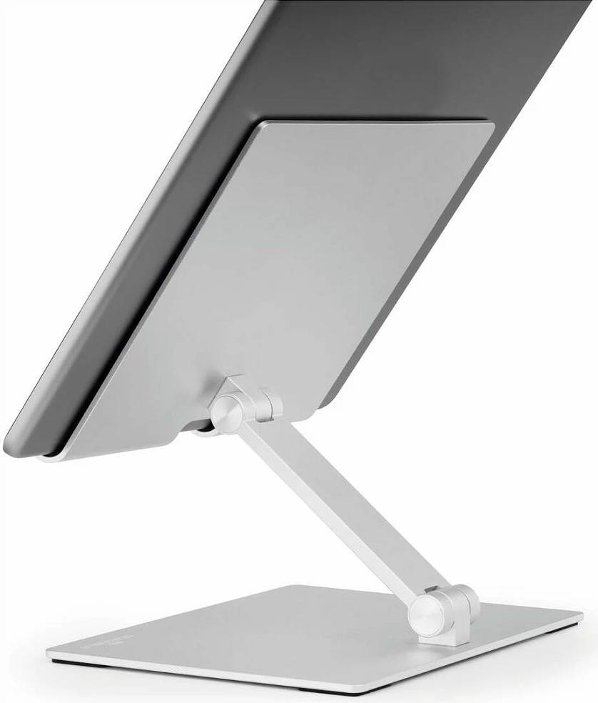 Mbajtëse për tablet Durable TABLET STAND RISE 894023, deri 13", e palosshme, alumini, argjend