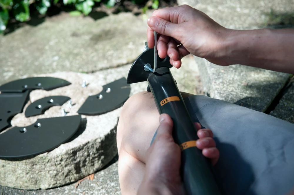 Trapan toke Fiskars QuikDrill M 150mm (1000638), diametër 15 cm, zi/portokalli