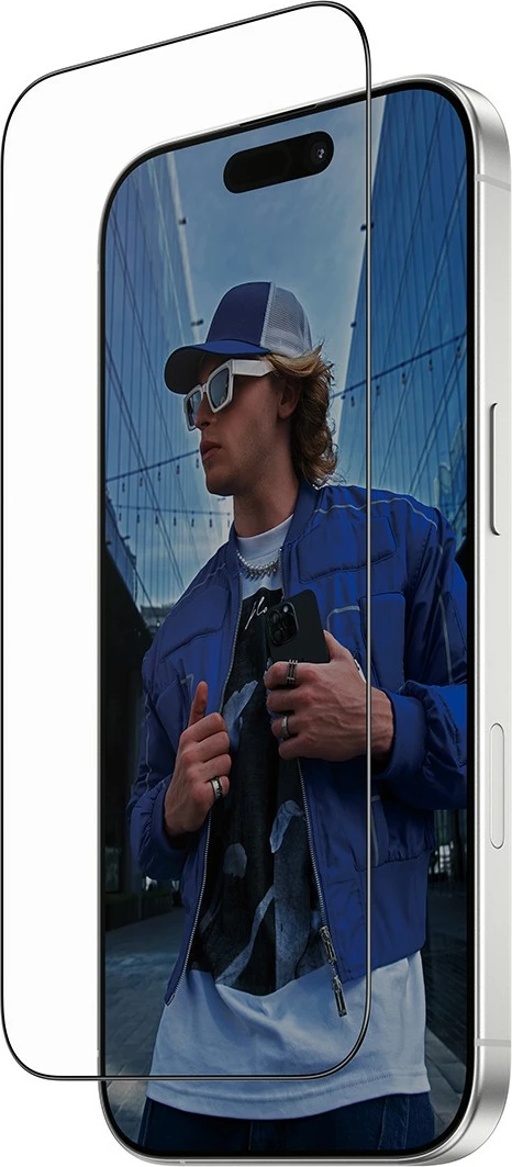 Mbrojtës ekrani PanzerGlass iPhone 17 UWF, kornizë e zezë