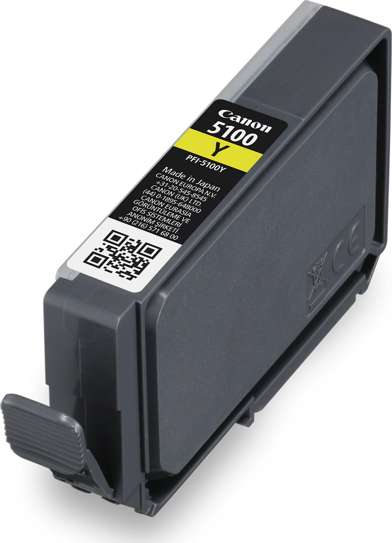 Kartrixh boje Canon PFI-5100 Y, 14.4 ml, për imagePROGRAF PRO-310, e verdhë
