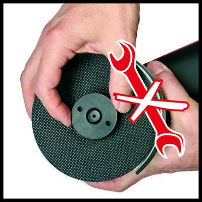 Brushe pa kabllo Einhell AXXIO 18/125 Q, 12.5 cm, e zezë/kuqe