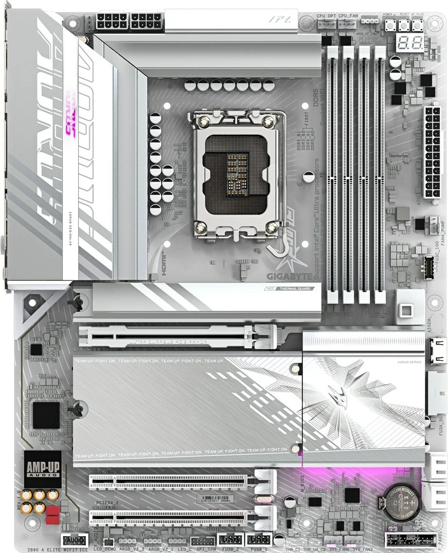 Pllakë amë Gigabyte Z890 A ELITE WIFI7, Socket-1851, ATX, Bardhë