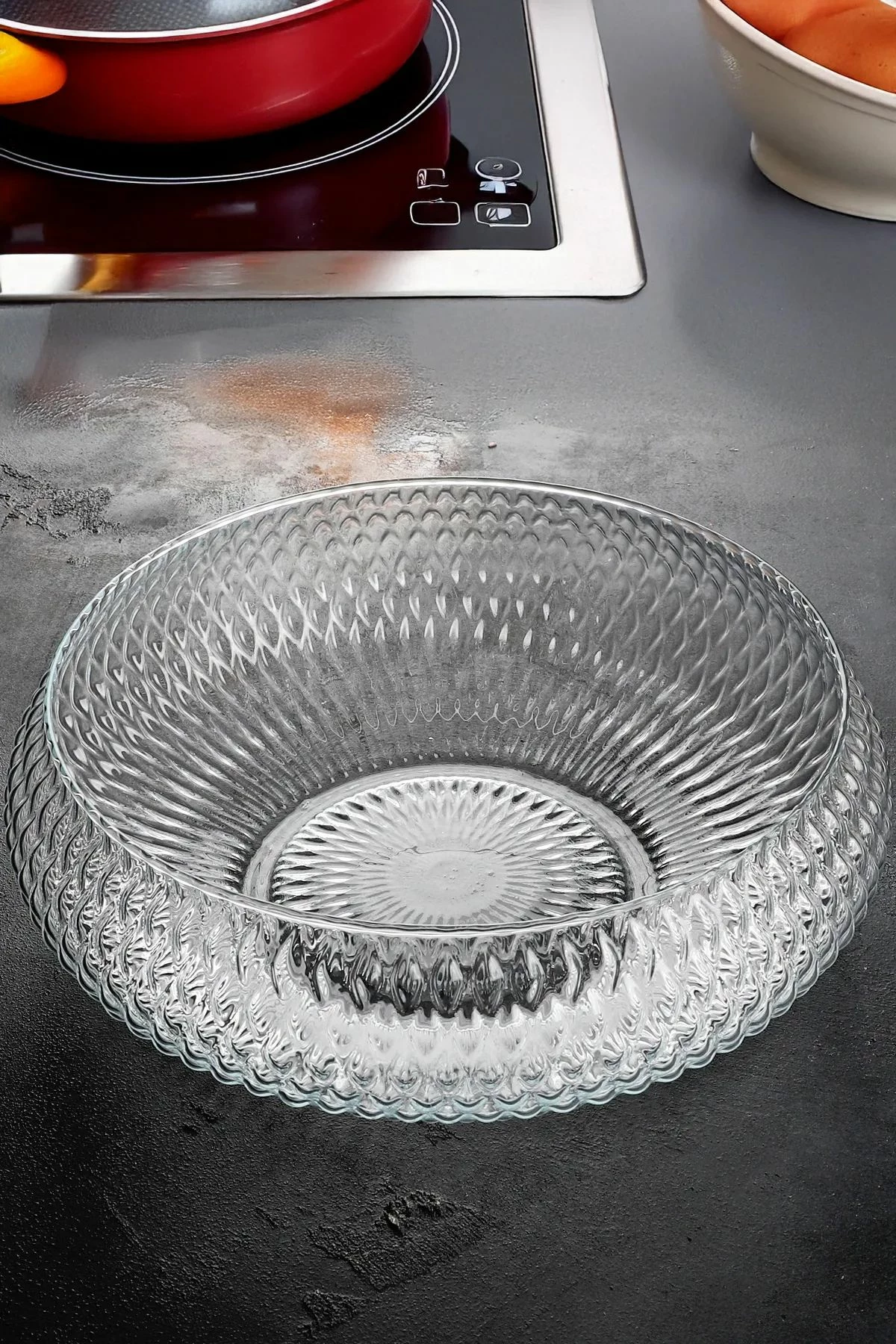 Enë sallate prej qelqi, Hermia Concept, Bade-Tokyo, 26cm