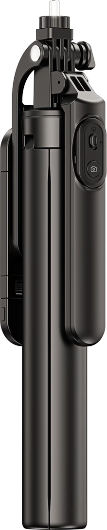 Selfie stick/tripod Wozinsky WH181D-Y1S, 1.75m, me dy llampa LED, mbajtëse telefoni, e zezë