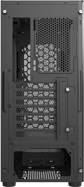 Kasë Darkflash DK360, midi tower, pa ventilatorë, e zezë