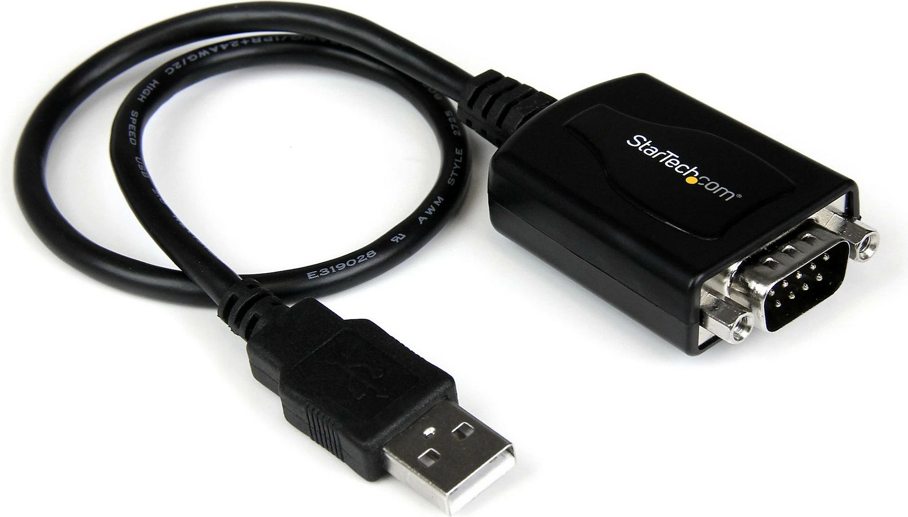 Adaptor kabllo StarTech ICUSB232PRO USB në RS-232 DB9, 0.3m, i zi