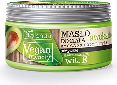 Buter për trup Bielenda Vegan Friendly Avocado për femra, 250ml