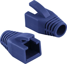 Boot mbrojtës për konektor RJ45 LogiLink, 8mm, 50 copë, blu