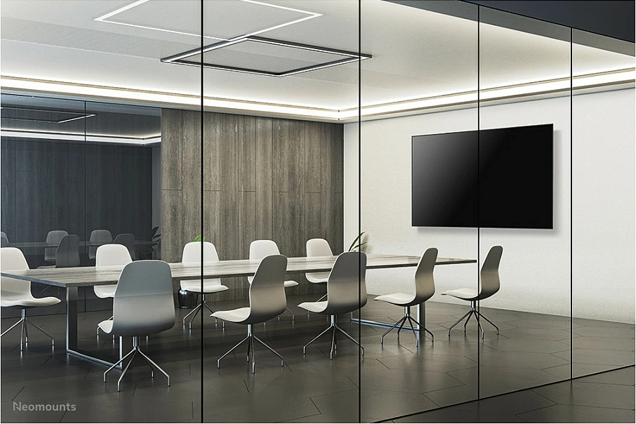 Mbajtës muri për TV Neomounts LEVEL-750, 43-98", VESA 800x600, 125kg, i zi